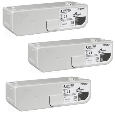 EPSON Encre N SJIC33P, Noir, Lot de 3